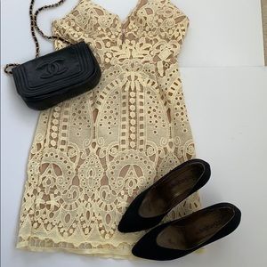 Lace cocktail dress